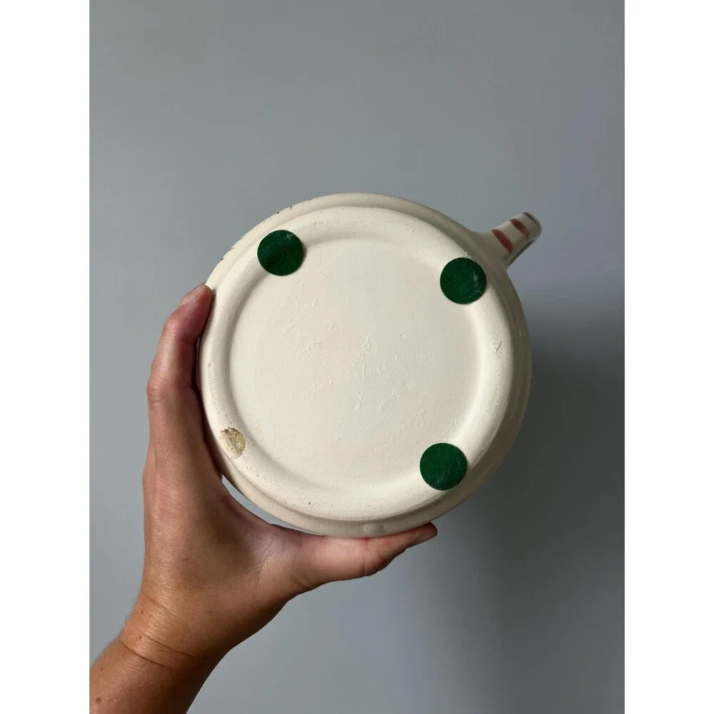 Vintage Hand-painted Ceramic Pitcher
